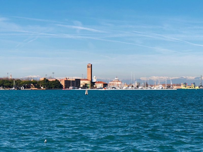 Laguna di Venezia vista dal Lido